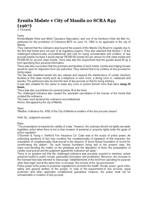 ermita-malate hotel vs city mayor of manila case digest
